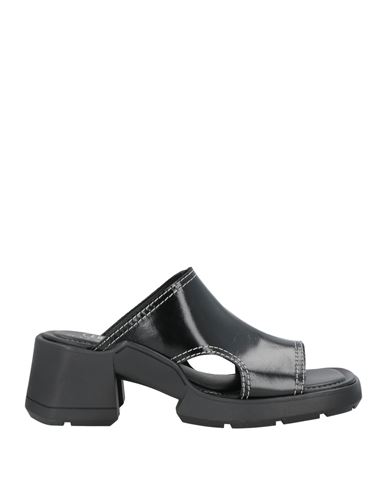 Miista Woman Sandals Black Size 10.5 Calfskin