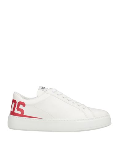 Gcds Man Sneakers White Size 8 Textile Fibers