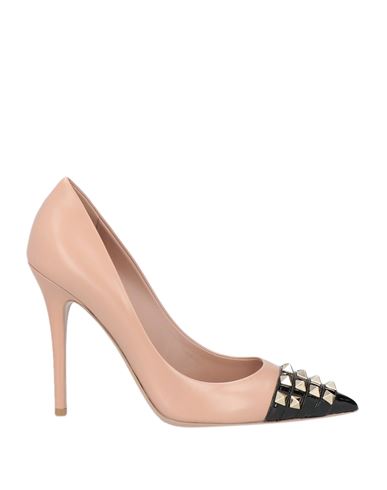 Valentino Garavani Woman Pumps Blush Size 10 Soft Leather In Pink