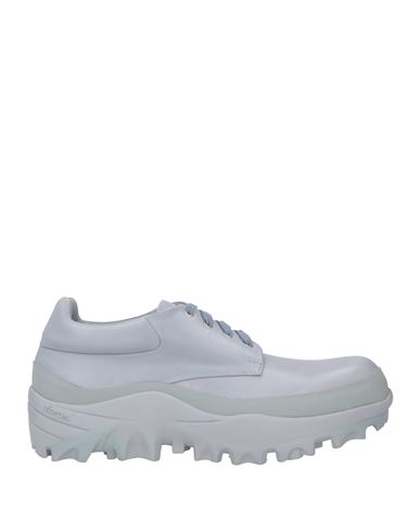 Oamc Man Lace-up Shoes Slate Blue Size 7 Calfskin