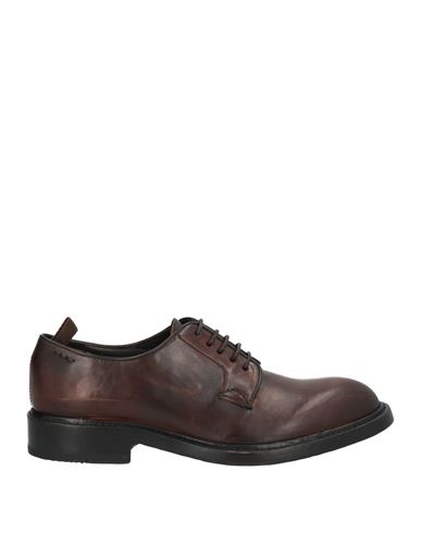 Alexander Hotto Woman Lace-up Shoes Chocolate Brown Size 8 Calfskin In Brown