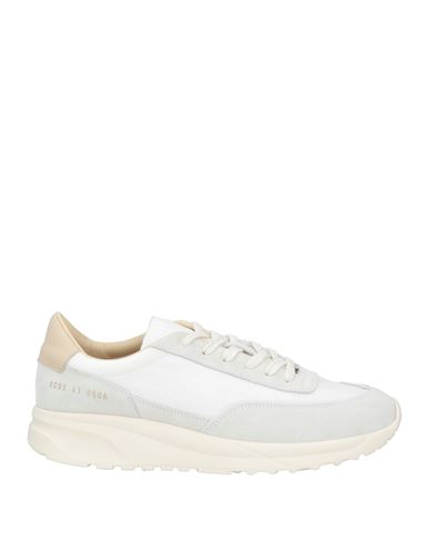 Common Projects Woman By  Woman Sneakers White Size 10 Textile Fibers, Soft Leather