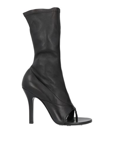 Givenchy Woman Toe Strap Sandals Black Size 7 Soft Leather In Black