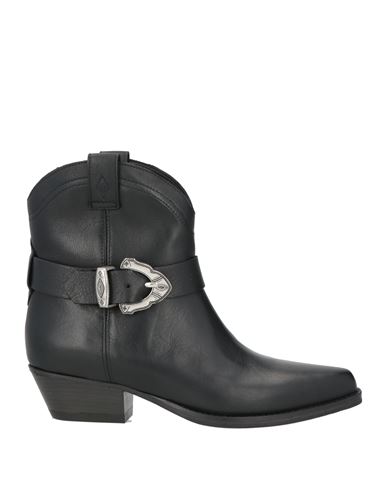 Ba&sh Ba & Sh Woman Ankle Boots Black Size 8 Leather