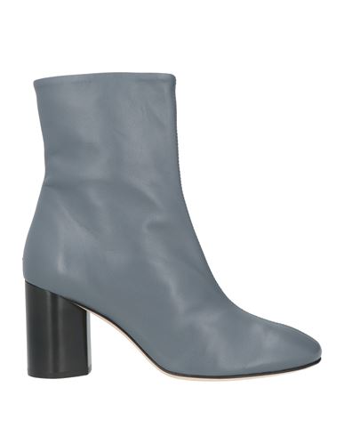 Aeyde Aeydē Woman Ankle Boots Slate Blue Size 6 Soft Leather