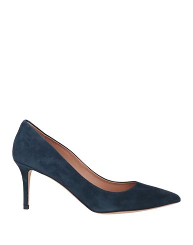 Hugo Boss Boss  Woman Pumps Navy Blue Size 11 Soft Leather