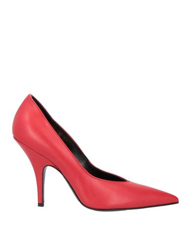 Patrizia Pepe Woman Pumps Red Size 8.5 Soft Leather