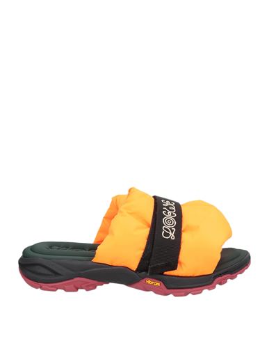 Loewe Woman Sandals Orange Size 11 Textile Fibers
