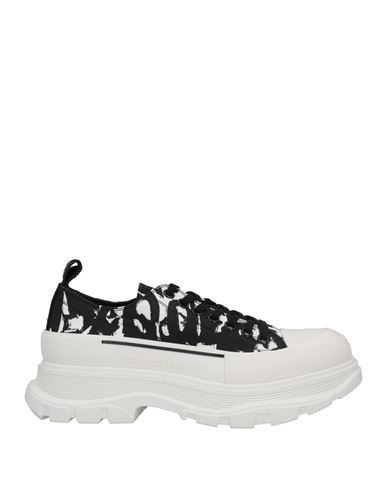 Shop Alexander Mcqueen Man Sneakers Black Size 7.5 Textile Fibers