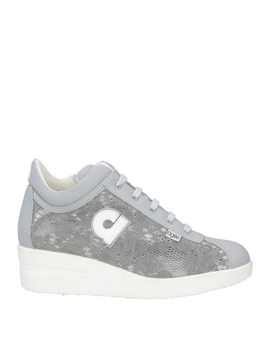 Agile By Rucoline Woman Sneakers Light Grey Size 7 Textile Fibers