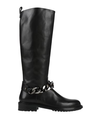 Guglielmo Rotta Woman Knee Boots Black Size 8 Soft Leather