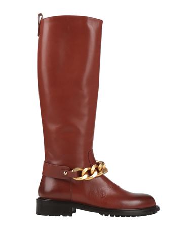 Guglielmo Rotta Woman Knee Boots Tan Size 9.5 Soft Leather In Brown