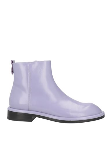 Agl Attilio Giusti Leombruni Agl Woman Ankle Boots Lilac Size 12 Soft Leather In Purple