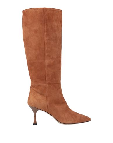 Islo Isabella Lorusso Woman Knee Boots Tan Size 11 Soft Leather In Brown