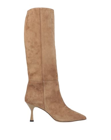 Islo Isabella Lorusso Woman Knee Boots Sand Size 10 Soft Leather In Beige