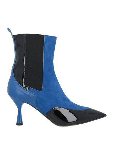 Islo Isabella Lorusso Woman Ankle Boots Bright Blue Size 10 Soft Leather