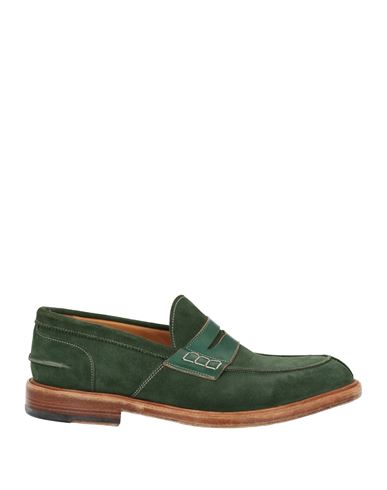 Al Duca D'aosta Man Loafers Green Size 9 Soft Leather