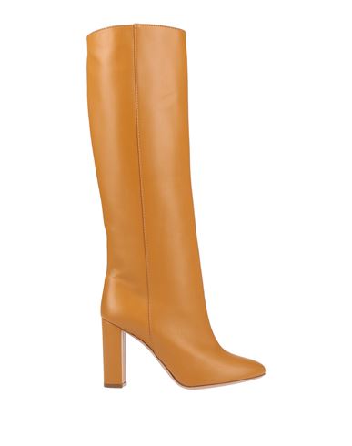 Sebastian Milano Woman Knee Boots Ocher Size 9 Soft Leather In Yellow