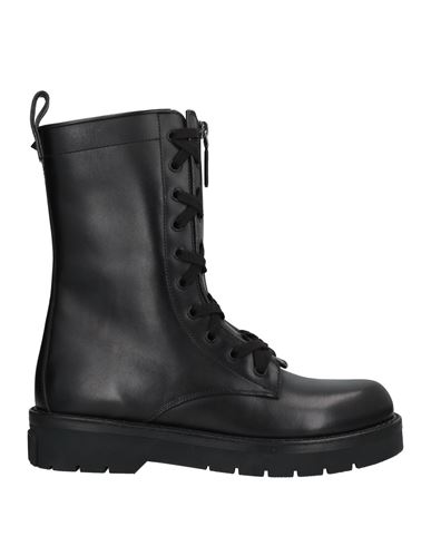 Valentino Garavani Woman Ankle Boots Black Size 10 Soft Leather