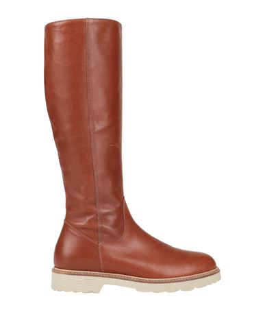 Dl Sport® Dl Sport Woman Knee Boots Tan Size 11 Calfskin In Brown