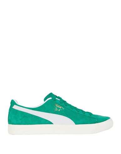 Puma Clyde Og Woman Sneakers Green Size 4.5 Soft Leather