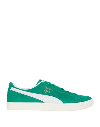 Shop Puma Clyde Og Man Sneakers Green Size 8.5 Soft Leather