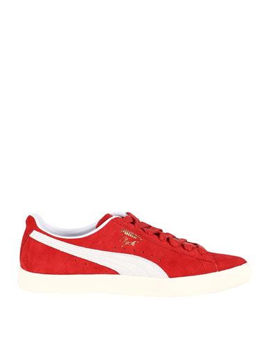 Shop Puma Clyde Og Man Sneakers Red Size 9 Soft Leather