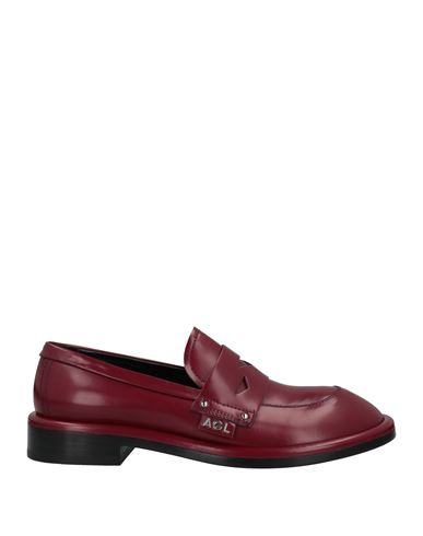 Agl Attilio Giusti Leombruni Agl Woman Loafers Burgundy Size 11 Soft Leather In Red