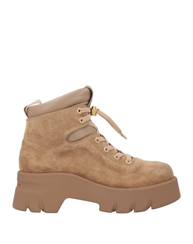 Gianvito Rossi Vancouver Leather-trimmed Suede Ankle Boots In Beige