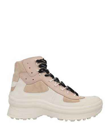 Jil Sander Man Sneakers Ivory Size 12 Soft Leather In White