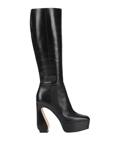 Si Rossi By Sergio Rossi Woman Knee Boots Black Size 10 Soft Leather