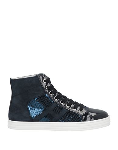 Hogan Woman Sneakers Midnight Blue Size 8 Soft Leather