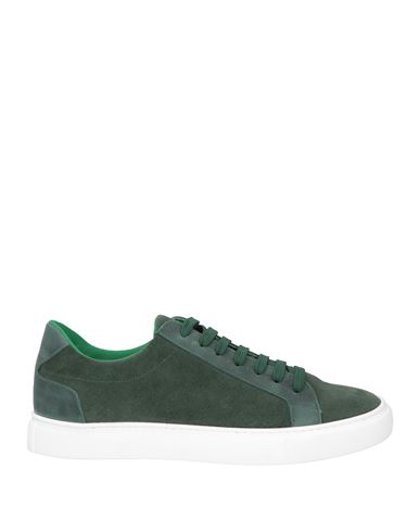 Tsd12 Man Sneakers Dark Green Size 11 Soft Leather