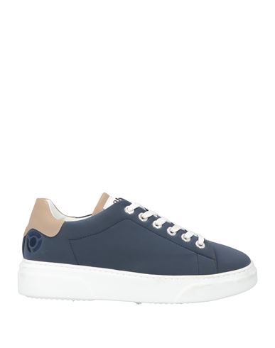Shop Noova Man Sneakers Midnight Blue Size 7 Soft Leather, Textile Fibers