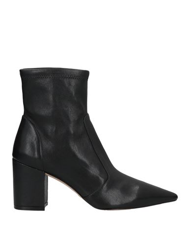 Stuart Weitzman Woman Ankle Boots Black Size 11.5 Soft Leather