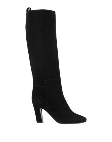 Erika Cavallini Woman Boot Black Size 8 Soft Leather, Textile Fibers