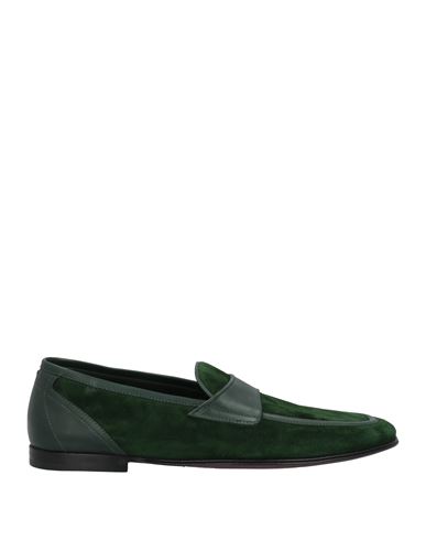 Dolce & Gabbana Man Loafers Dark Green Size 7 Calfskin