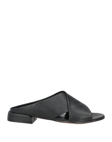 La Corte Della Pelle By Franco Ballin Woman Sandals Black Size 12 Soft Leather