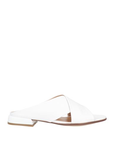 La Corte Della Pelle By Franco Ballin Woman Sandals White Size 11 Soft Leather
