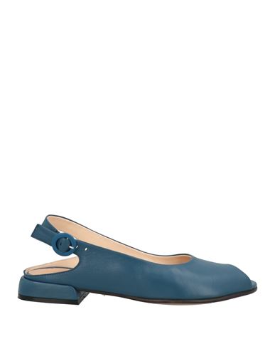 La Corte Della Pelle By Franco Ballin Woman Sandals Slate Blue Size 12 Soft Leather