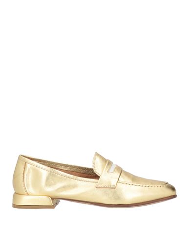 La Corte Della Pelle By Franco Ballin Woman Loafers Gold Size 12 Soft Leather