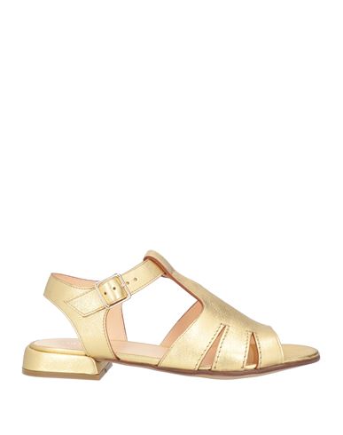La Corte Della Pelle By Franco Ballin Woman Sandals Gold Size 11 Cowhide