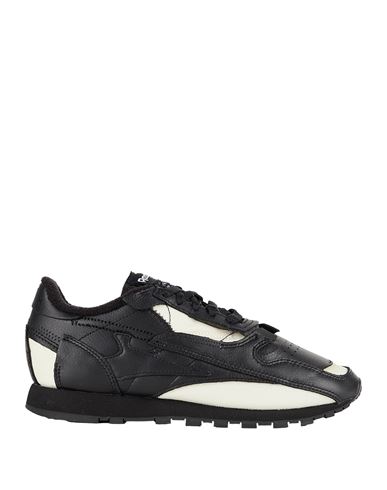 Maison Margiela Project 0 Cl Memory Of V2 Shell-trimmed Leather Sneakers In Black