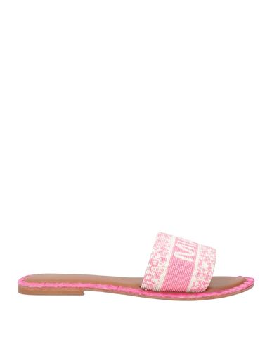 De Siena Woman Sandals Pink Size 6 Textile Fibers