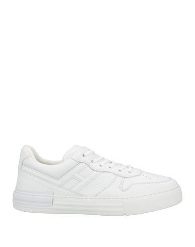 Shop Hogan Man Sneakers White Size 8.5 Soft Leather