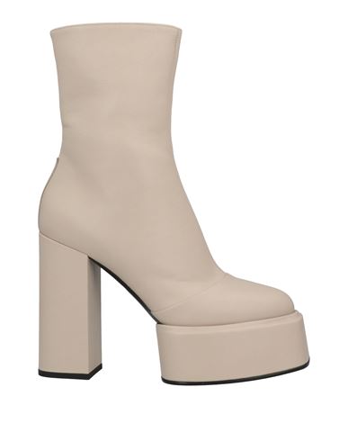 Shop 3juin Woman Ankle Boots Beige Size 9 Soft Leather