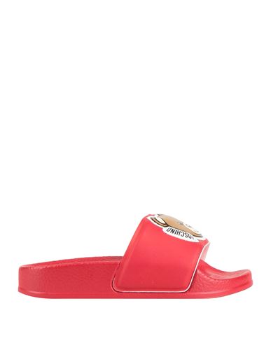 Moschino Teen Babies'  Toddler Boy Sandals Red Size 9c Pvc - Polyvinyl Chloride