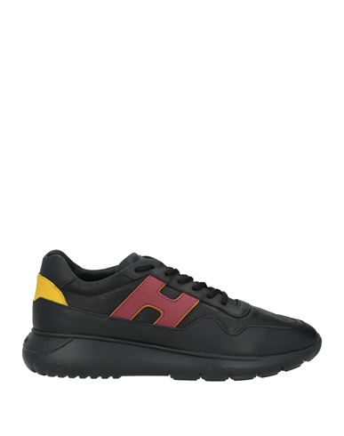Hogan Man Sneakers Black Size 9 Soft Leather