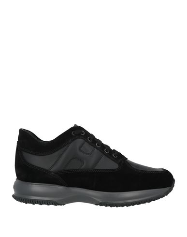 Hogan Man Sneakers Black Size 12.5 Soft Leather