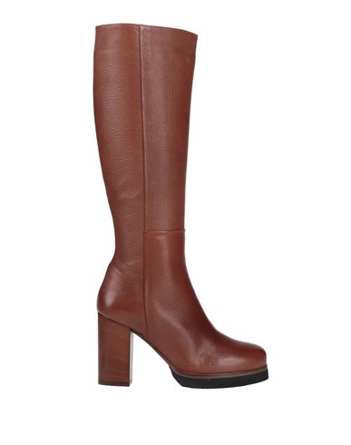 The Seller Woman Knee Boots Tan Size 11 Soft Leather In Brown